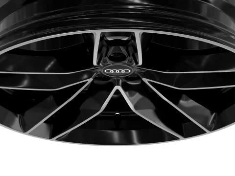 Audi FORGED WHEEL P04 3D Model