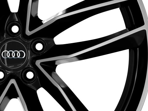 Audi FORGED WHEEL P04 3D Model