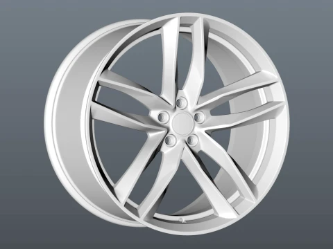 Audi FORGED WHEEL P04 3D Model