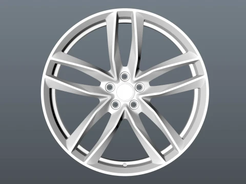 Audi FORGED WHEEL P04 3D Model
