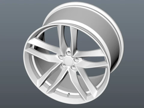 Audi FORGED WHEEL P04 3D Model