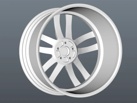 Audi FORGED WHEEL P04 3D Model