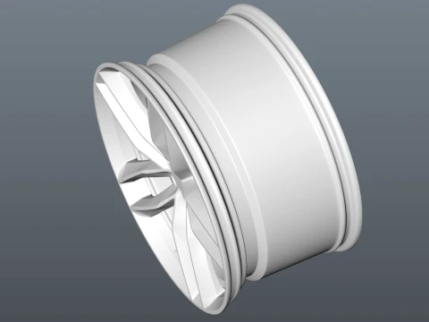 Audi FORGED WHEEL P04 3D Model