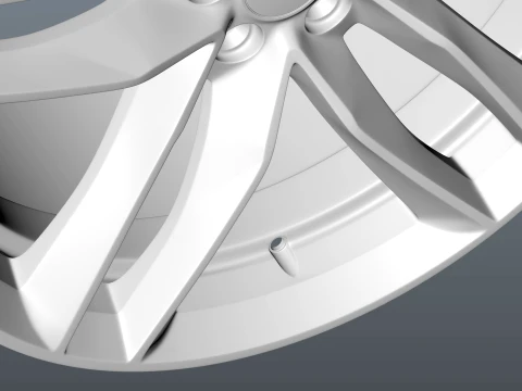 Audi FORGED WHEEL P04 3D Model