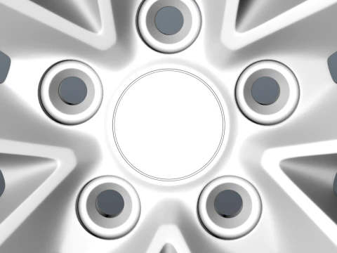 Audi FORGED WHEEL P04 3D Model