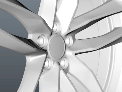 Audi FORGED WHEEL P04 3D Model
