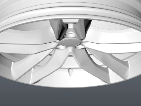 Audi FORGED WHEEL P04 3D Model