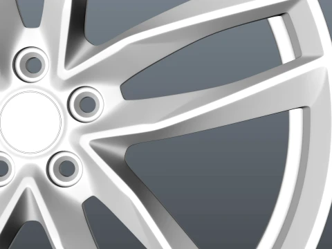Audi FORGED WHEEL P04 3D Model