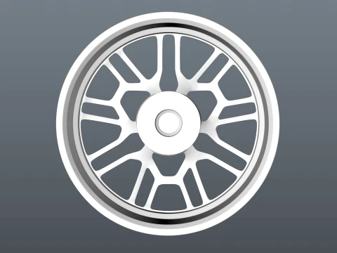 FORGED WHEEL P05 3D Model