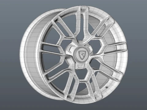 FORGED WHEEL P05 3D Model