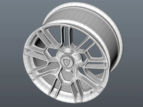 FORGED WHEEL P05 3D Model