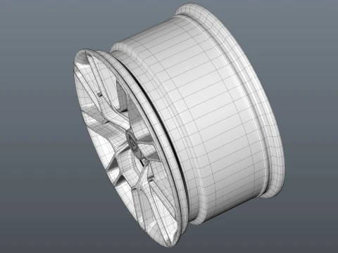 FORGED WHEEL P05 3D Model