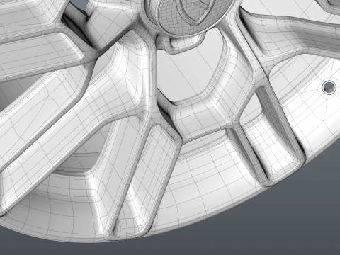 FORGED WHEEL P05 3D Model