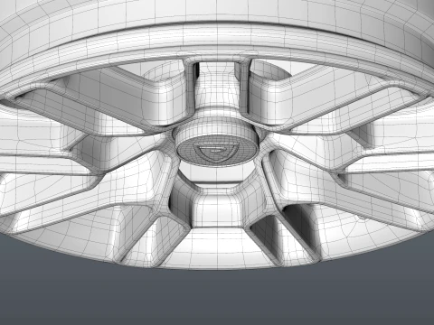 FORGED WHEEL P05 3D Model