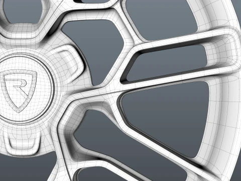 FORGED WHEEL P05 3D Model