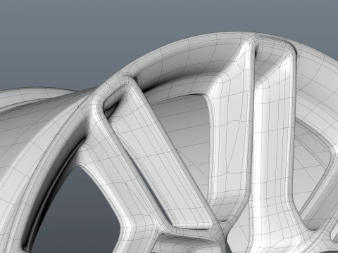 FORGED WHEEL P05 3D Model