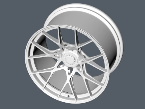 FORGED WHEEL P07 3D Model