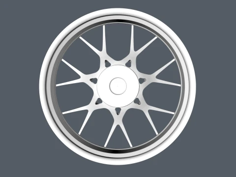 FORGED WHEEL P07 3D Model