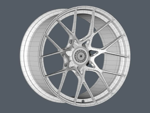 FORGED WHEEL P07 3D Model