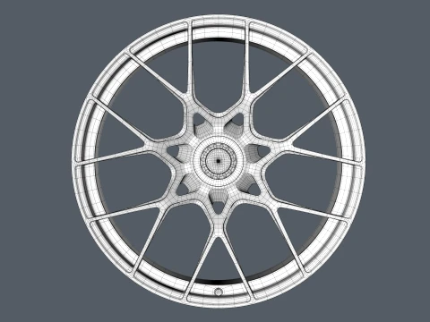 FORGED WHEEL P07 3D Model