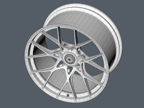 FORGED WHEEL P07 3D Model