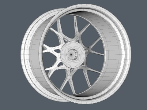 FORGED WHEEL P07 3D Model