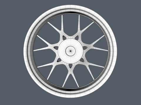 FORGED WHEEL P07 3D Model