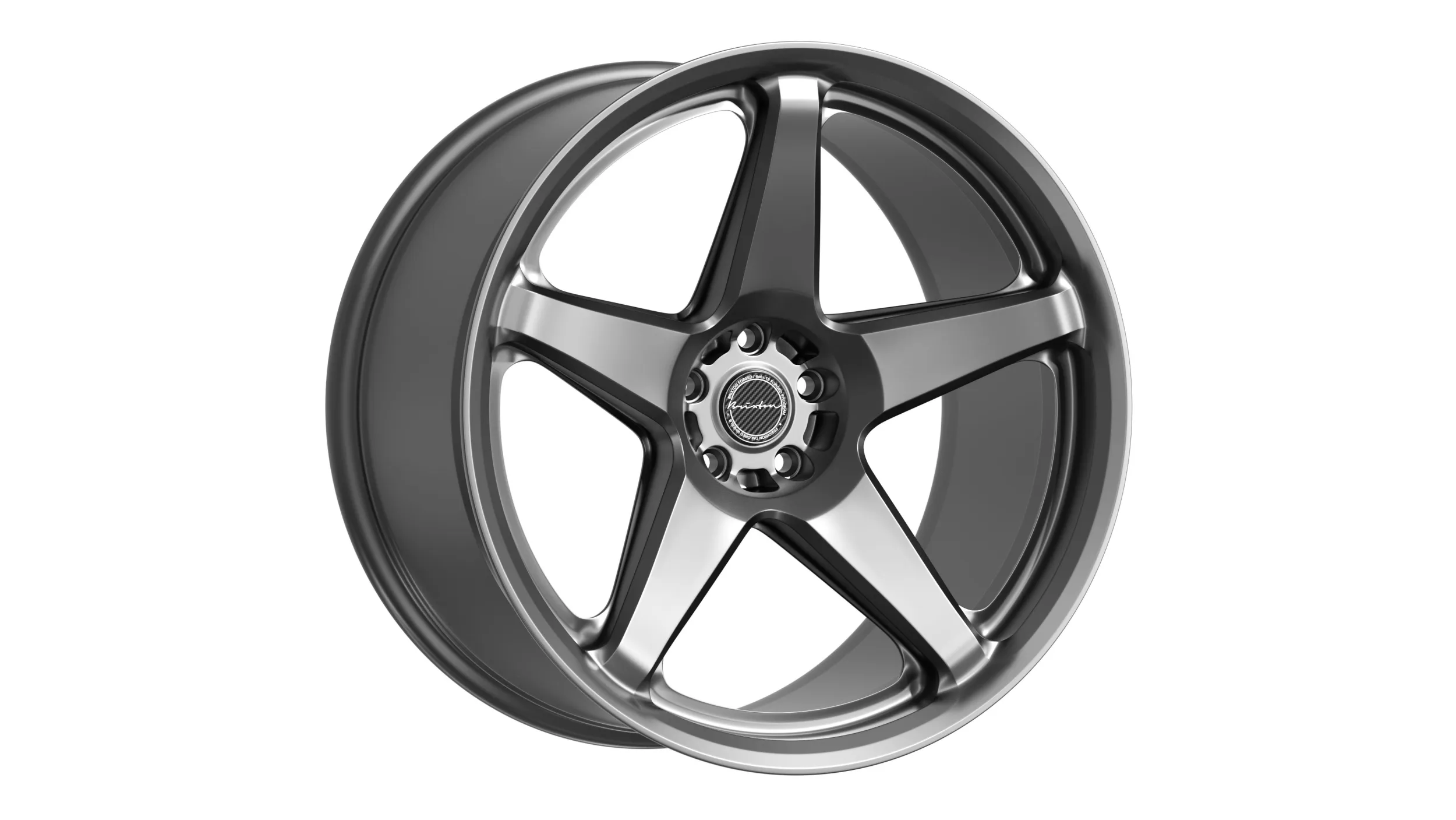 FORGED WHEEL P08 3D Model .c4d .max .obj .3ds .fbx .stl .blend 
