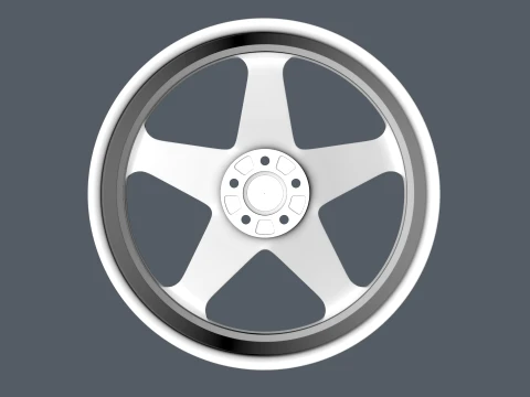 FORGED WHEEL P08 3D Model