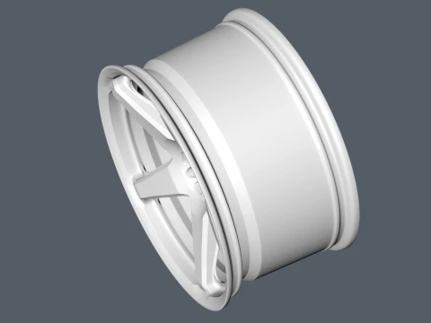 FORGED WHEEL P08 3D Model