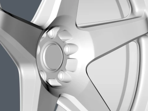 FORGED WHEEL P08 3D Model