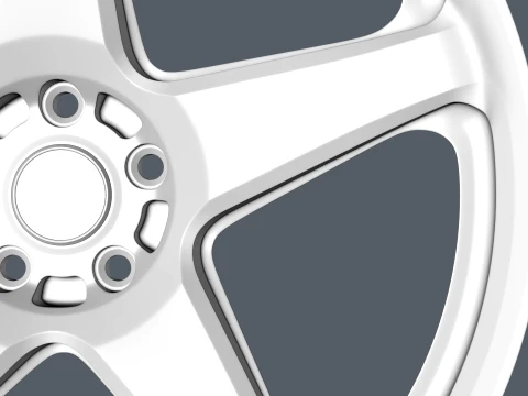 FORGED WHEEL P08 3D Model