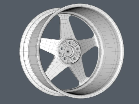 FORGED WHEEL P08 3D Model