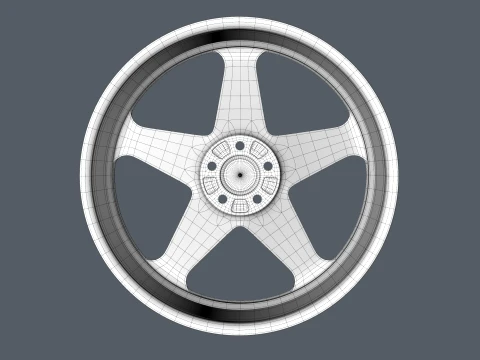FORGED WHEEL P08 3D Model