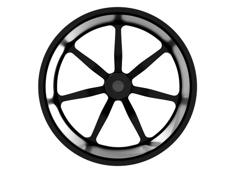 FORGED WHEEL P09 CENTER LOCK 3D Model