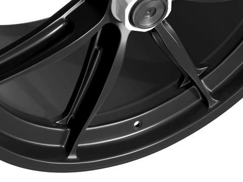 FORGED WHEEL P09 CENTER LOCK 3D Model