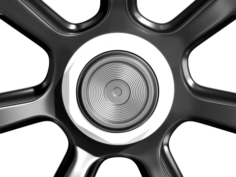 FORGED WHEEL P09 CENTER LOCK 3D Model