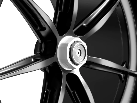 FORGED WHEEL P09 CENTER LOCK 3D Model