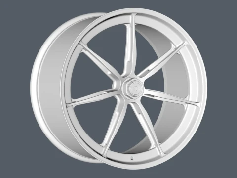 FORGED WHEEL P09 CENTER LOCK 3D Model