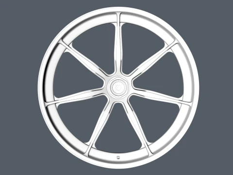 FORGED WHEEL P09 CENTER LOCK 3D Model