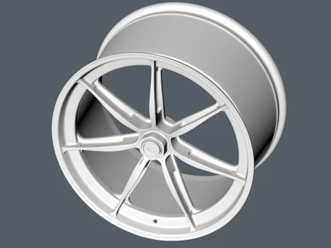 FORGED WHEEL P09 CENTER LOCK 3D Model