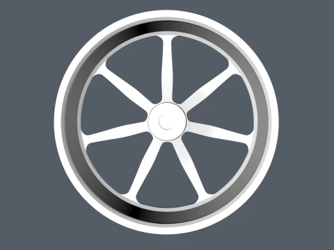 FORGED WHEEL P09 CENTER LOCK 3D Model