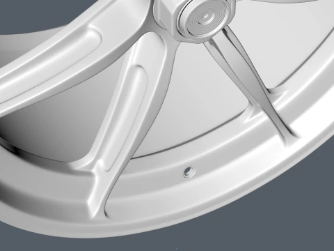 FORGED WHEEL P09 CENTER LOCK 3D Model
