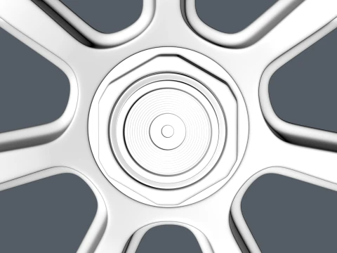 FORGED WHEEL P09 CENTER LOCK 3D Model