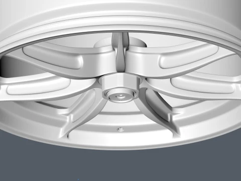 FORGED WHEEL P09 CENTER LOCK 3D Model