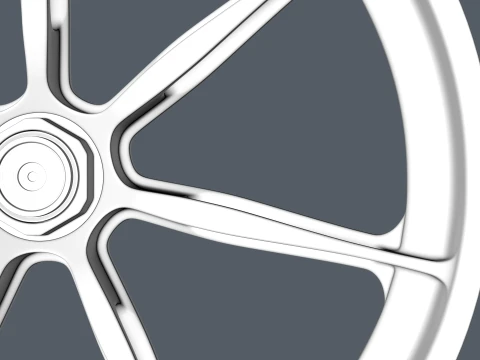 FORGED WHEEL P09 CENTER LOCK 3D Model