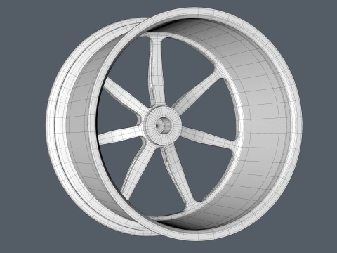 FORGED WHEEL P09 CENTER LOCK 3D Model