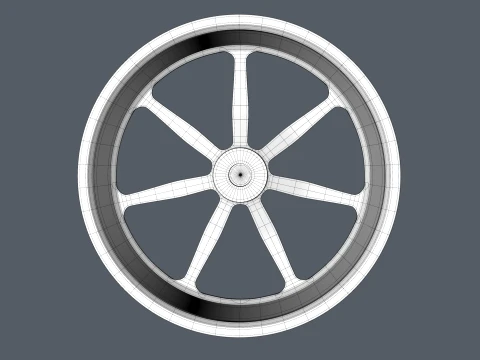 FORGED WHEEL P09 CENTER LOCK 3D Model