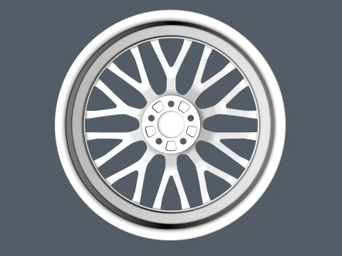 FORGED WHEEL V1 3D Model