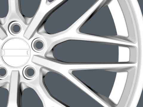 FORGED WHEEL V1 3D Model